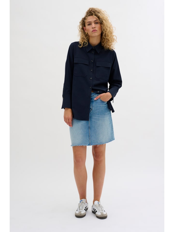 

Юбка длиной до колена My Essential Wardrobe, цвет light blue retro wash