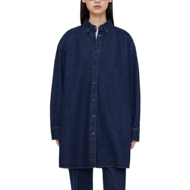 FW22 Джинсовая куртка женская синяя TOTEME — фото 3