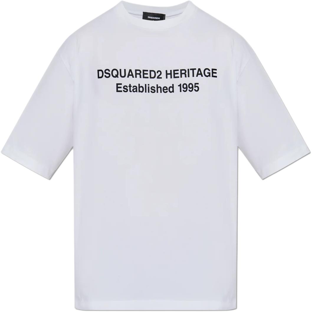 

Dsquared 2 Футболка с круглым вырезом и принтом логотипа Dsquared2, Красный, Dsquared 2 Футболка с круглым вырезом и принтом логотипа Dsquared2
