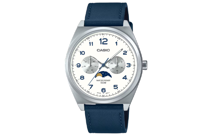 

CASIO Часы Men Standard Series 40mm White Watch MTP-M300L-7AV, White Dial