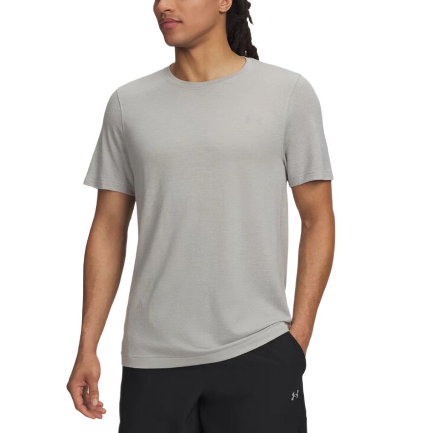 

Футболка для бега Wool Run мужская Under Armour, titanium серый