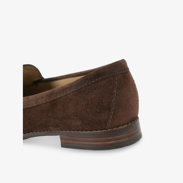 Лоферы замшевые Carvela Comfort Click, коричневый — фото 4