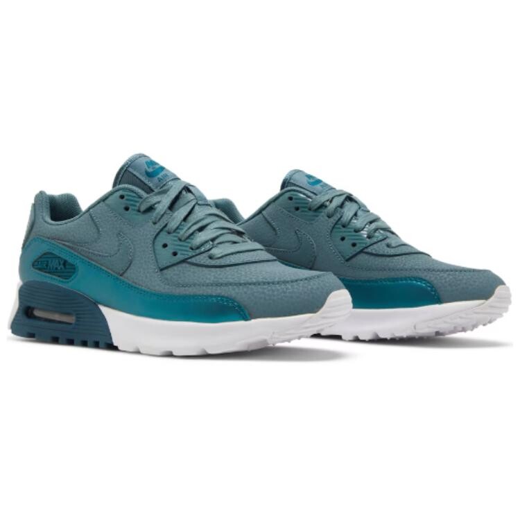 Кроссовки Air Max 90 женские с низким верхом зеленые Nike — фото 3