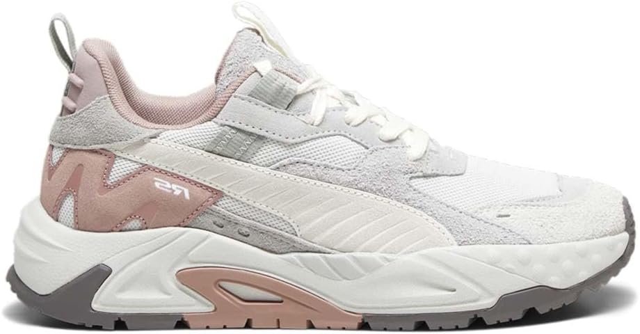 

Мужские кроссовки PUMA Rs Trck New Horizon с шнуровкой, повседневные - серые