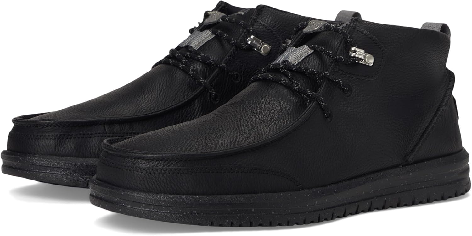 

HEYDUDE Мужские ботинки Брэдли Чукка, черный/серый