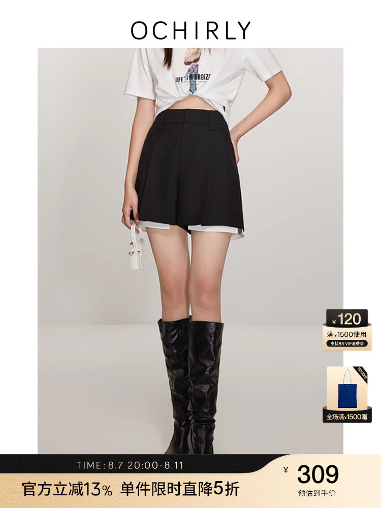 

Шорты женские Ochirly прямые, белый