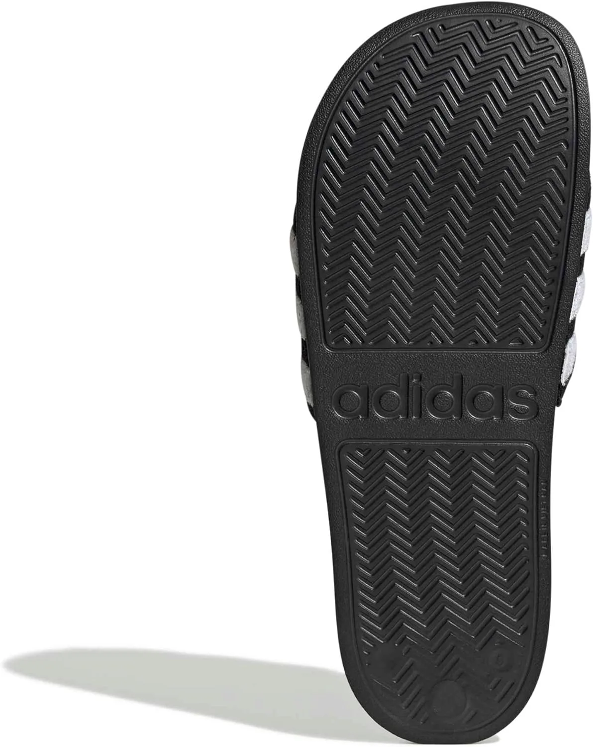 Шлепанцы Adidas unisex-adult Adilette Noshower, черно-белый — фото 3