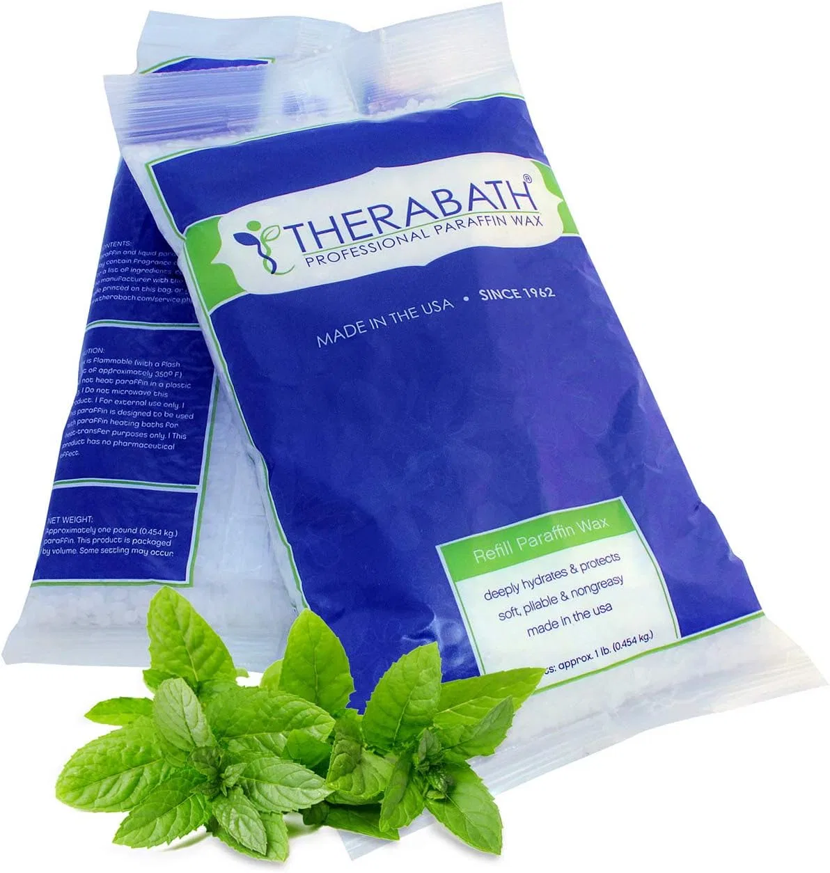 Парафин для парафиновой ванны «PRO Wintergreen/Menthol» от Therabath, 6 пакетов по 454 г ‎Sporttec