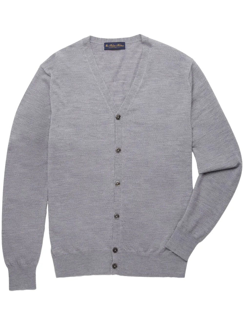 

Кардиган из шерсти мериноса Brooks Brothers, серый