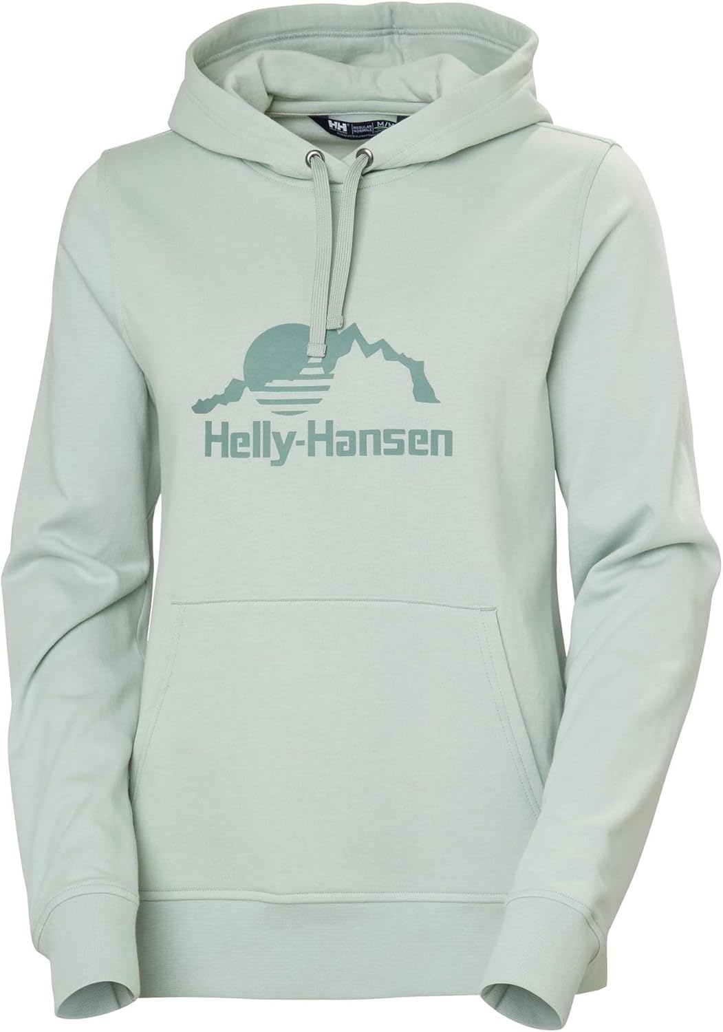 

Helly-Hansen женская толстовка Nord Graphic с капюшоном Helly Hansen, 462 Green Mist