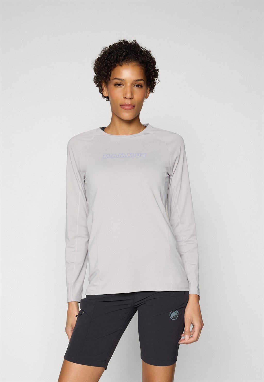 

Топ с длинными рукавами SELUN LONGSLEEVE WOMEN LOGO Mammut, светло-розовый