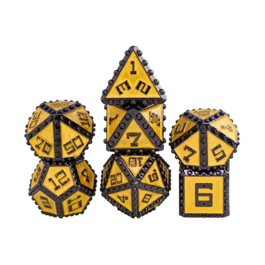 

Полимерный комплект брони без знамени (7), Dice Sets - Metal - Brigandine
