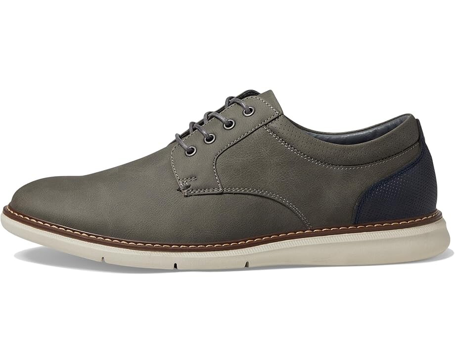 Кроссовки Nunn Bush Chase 2.0 Casual Plain Toe Oxford Contemporary Lace-Up, цвет Gray — фото 4