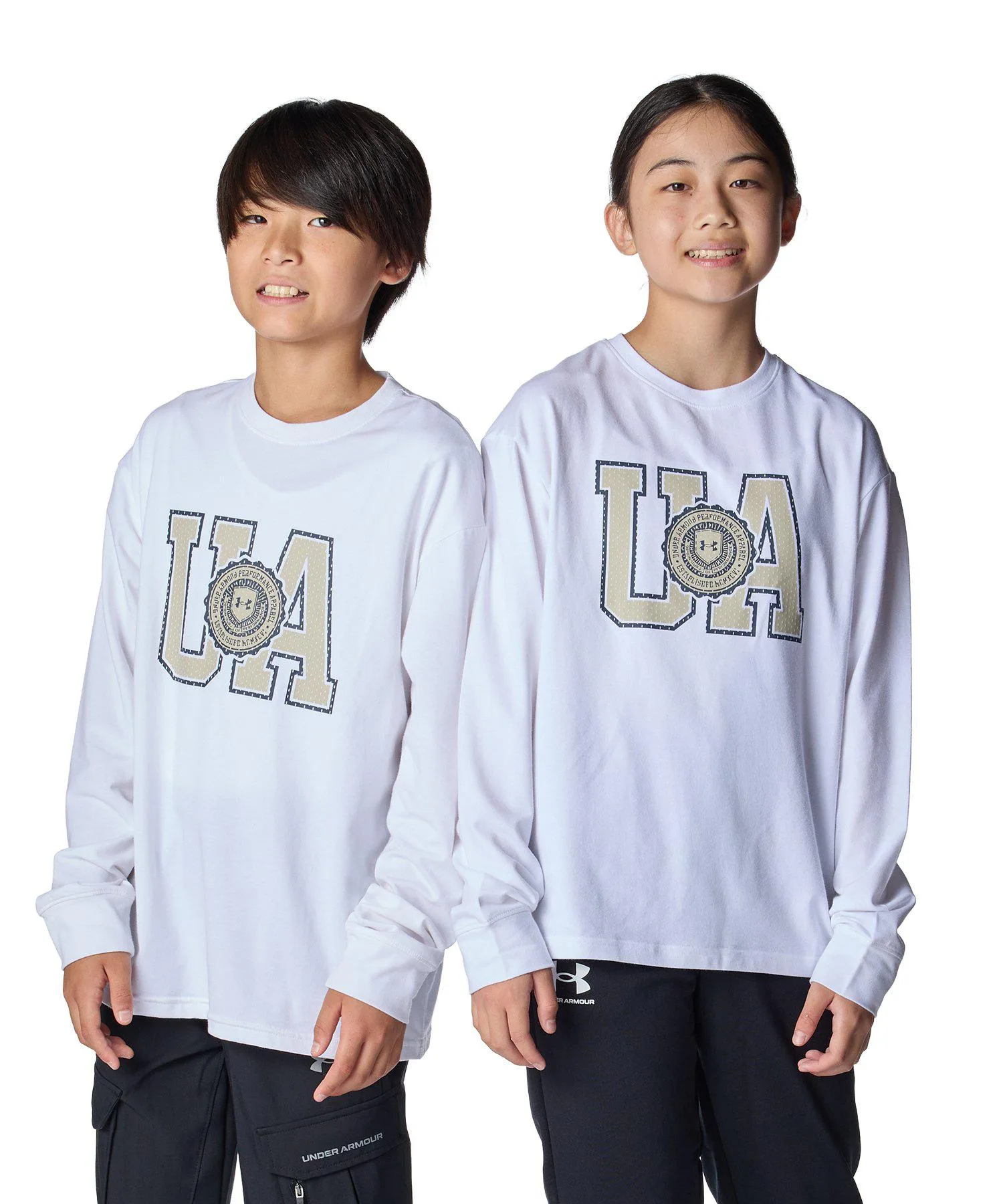 Детская футболка UNDER ARMOUR UA Performance Cotton Varsity Logo