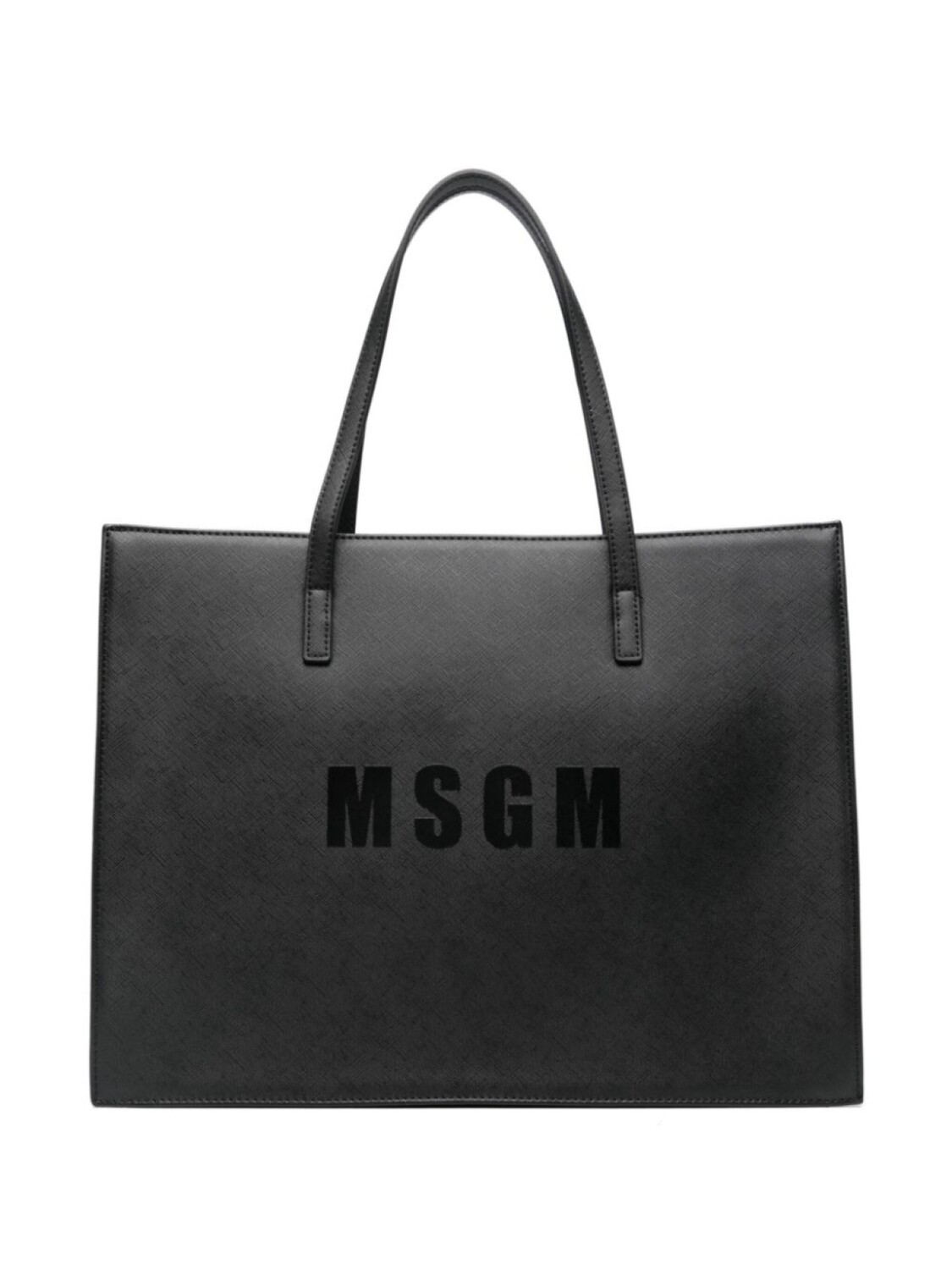 

MSGM Kids сумка-тоут с логотипом, черный