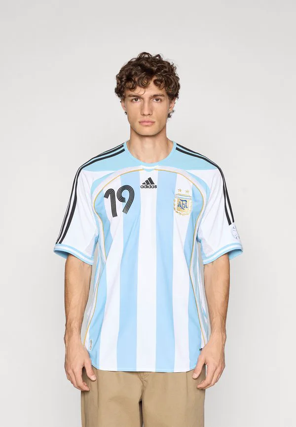 Домашняя футболка сборной аргентины 2006 года, форма месси. Adidas Performance, White