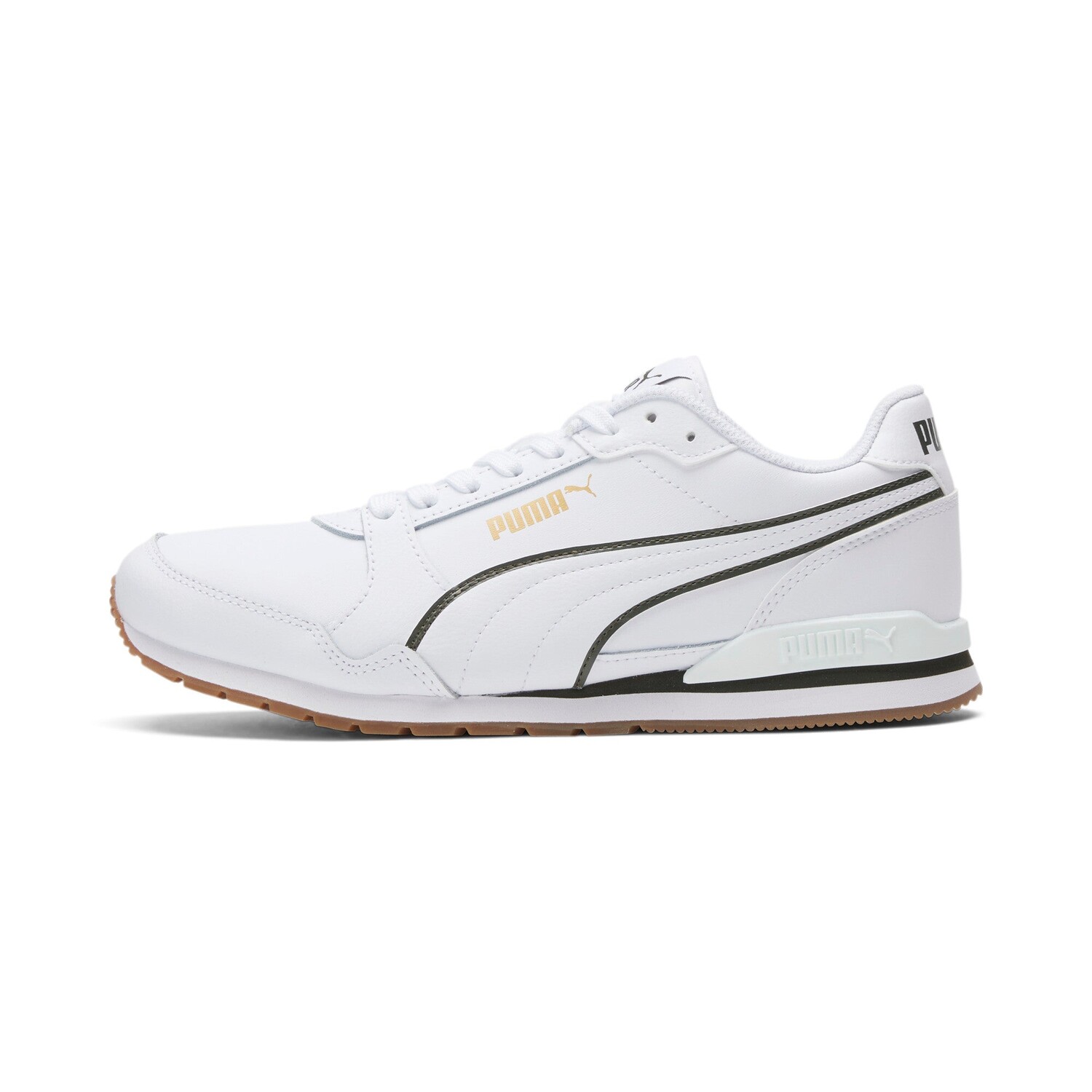 

Мужские кроссовки PUMA ST Runner v3 Bold, цвет White/Forest Night