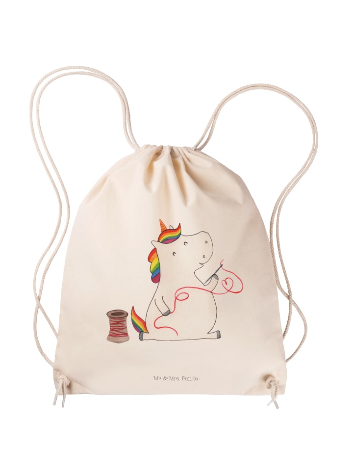 

Сумка-шоппер Unicorn Seamstress (без слогана) кремового цвета Mr. & Mrs. Panda