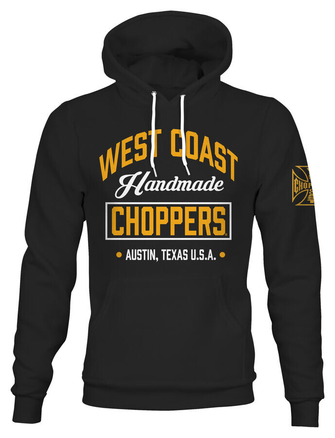 

Толстовка ручной работы West Coast Choppers WCC, черный
