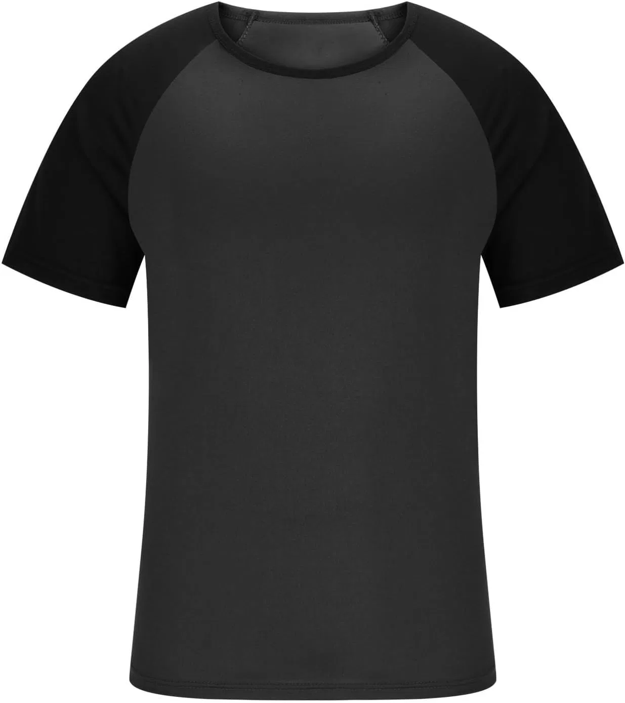 Футболка мужская с коротким рукавом, Slim Fit, Dark Gray — фото 4