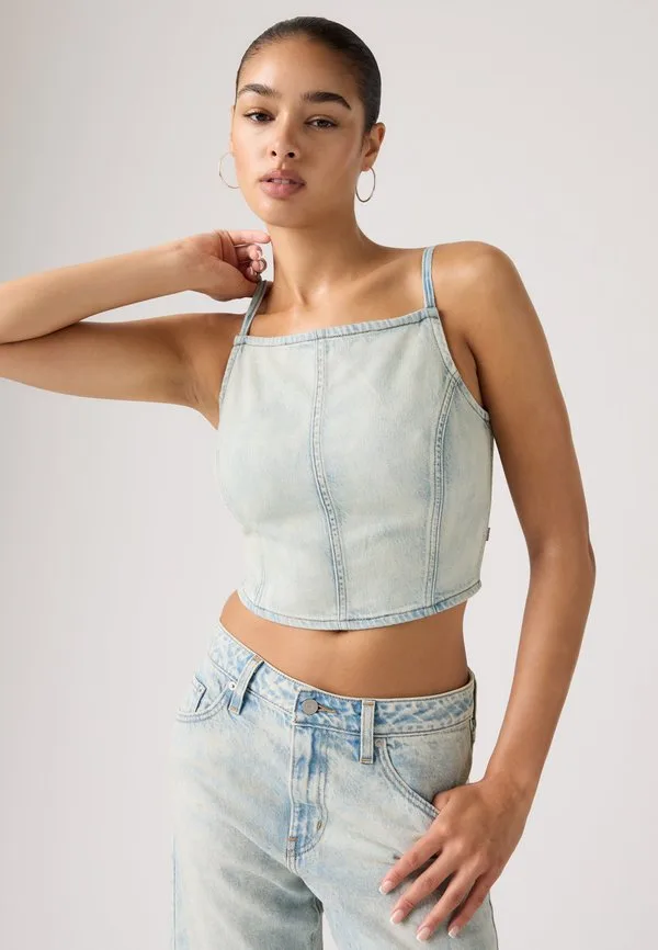 Топ с квадратным вырезом Levi'S, Light Blue — фото 3