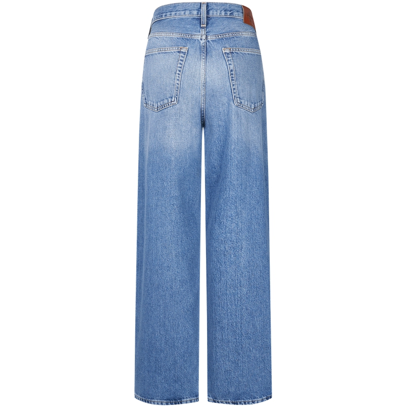 Calvin Klein Джинсы женские YY5 деним светло-голубые — фото 3