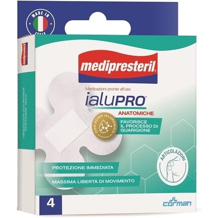 

Анатомические повязки для суставов Medipresteril Ialupro, 4 шт.