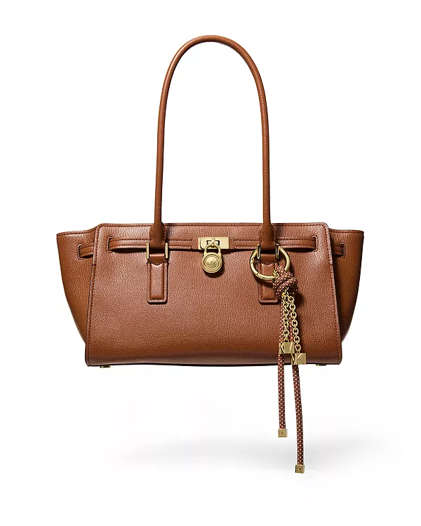 

Сумка-Тоут Hamilton Moderne Small East/West через плечо Michael Kors, коричневый