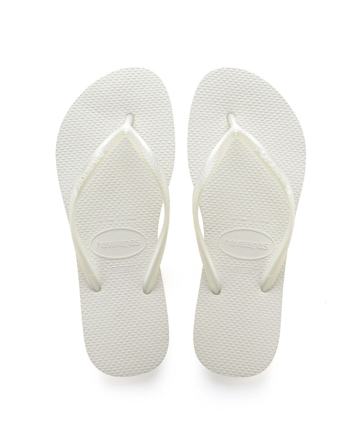

Женские узкие шлепанцы Havaianas, белый
