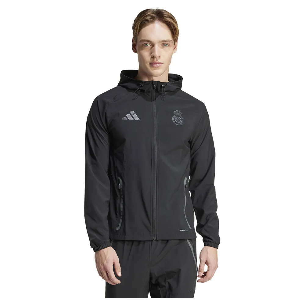 

Толстовка adidas Real Madrid Tiro 25 Competition Vis Tech travel, черный