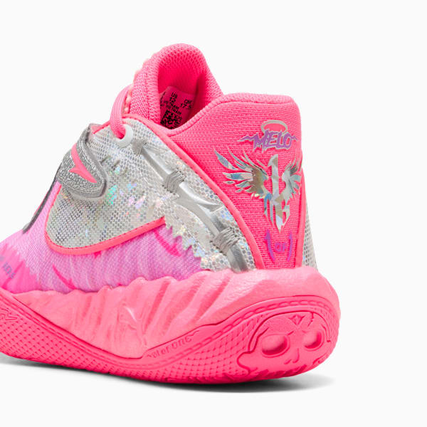 Баскетбольные кроссовки для маленьких детей Puma X Lamelo Ball Mb.05 World Tour, розовый — фото 3