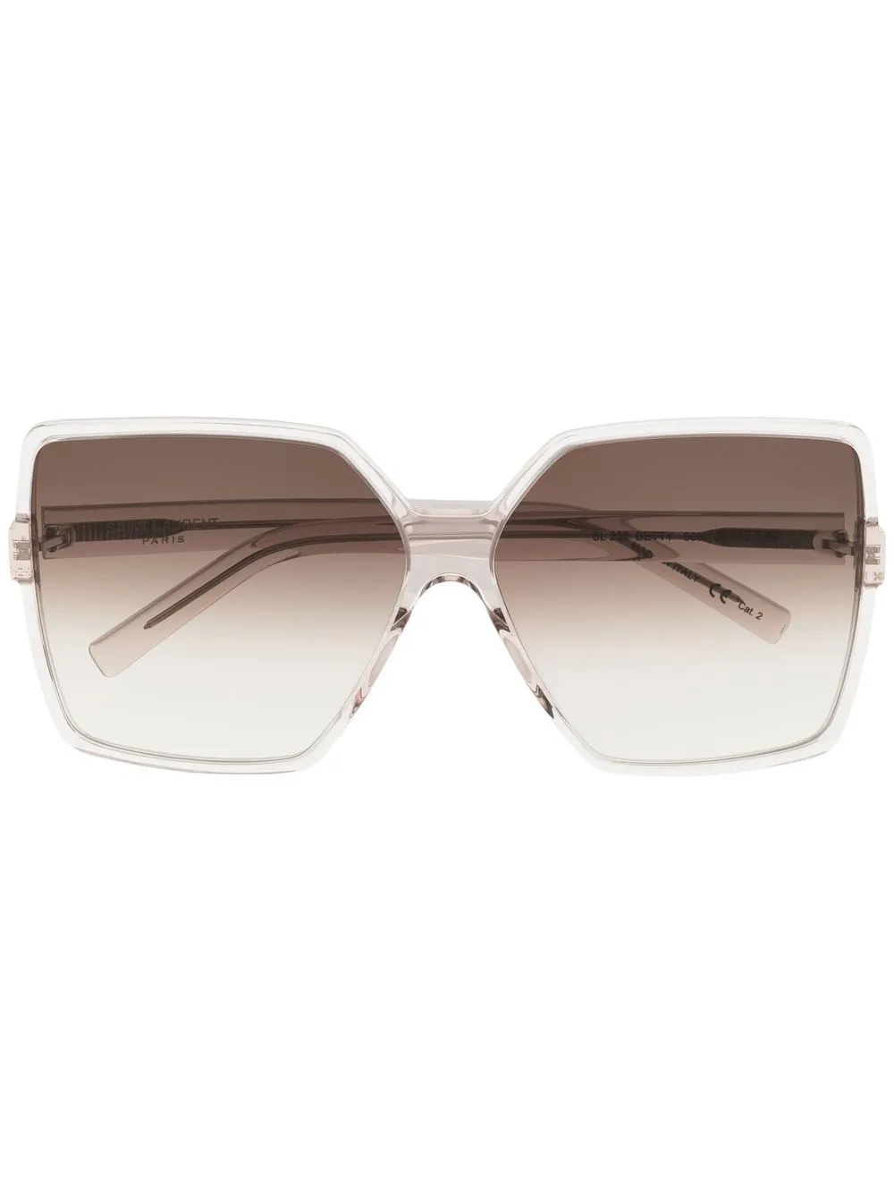 

Солнцезащитные очки с эффектом градиента Saint Laurent Eyewear, розовый