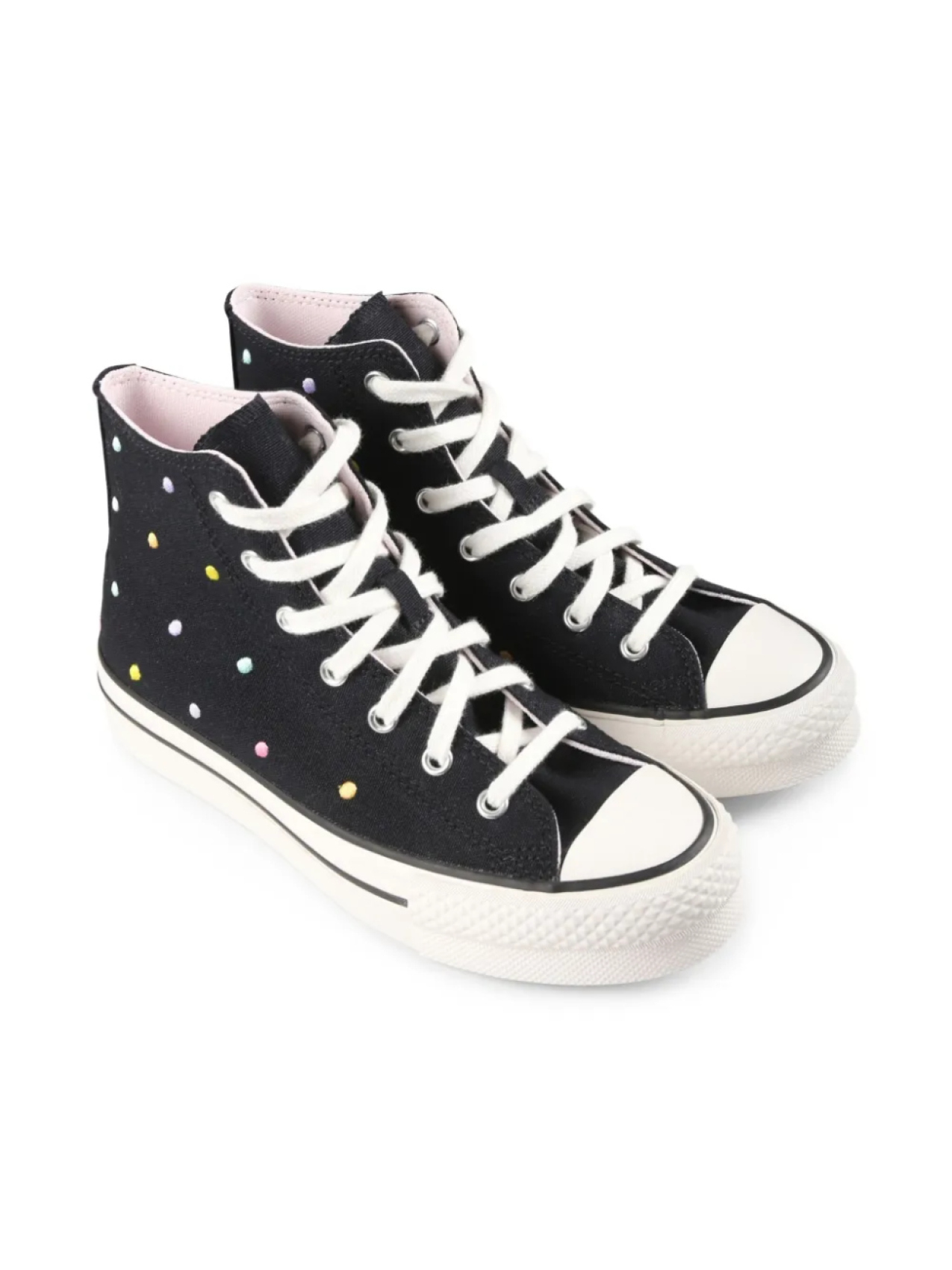 

Высокие кеды Chuck Taylor All Star в горошек Converse Kids, черный