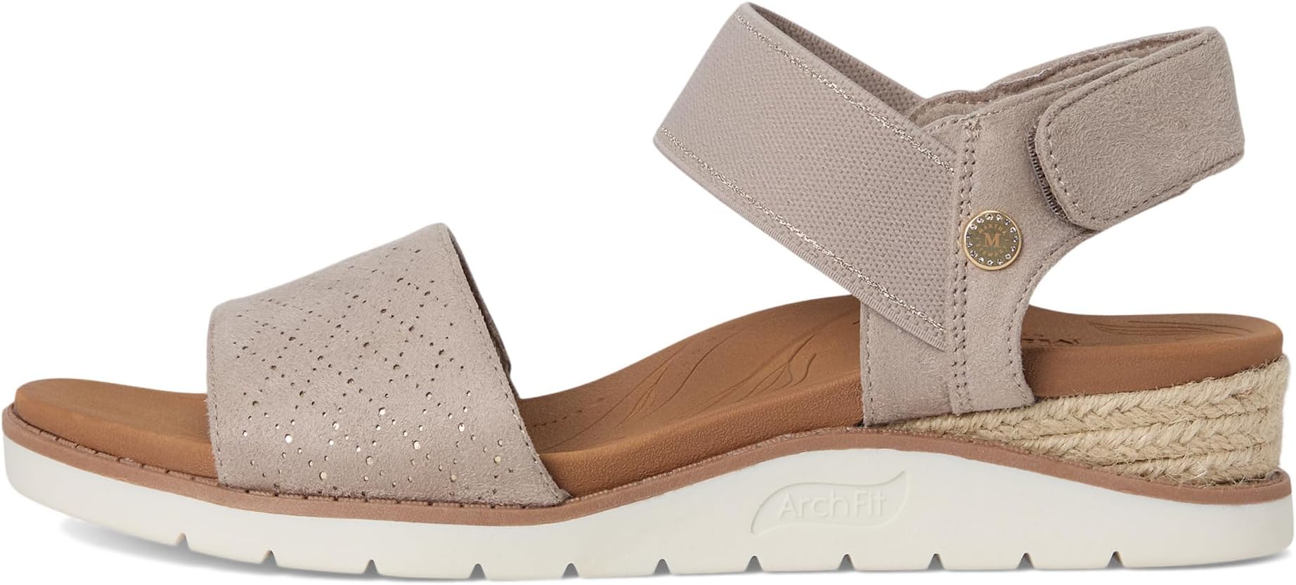 Сандалии BOBS from SKECHERS Martha Stewart Arch Fit Beach Kiss-Beyond Chic, серо-коричневый — фото 4