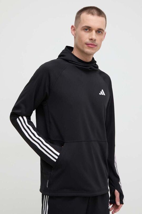 

Толстовка для бега Run the Run adidas Performance, черный