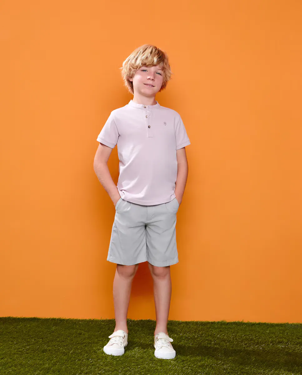 

Шорты-бермуды из пике для мальчика Kids El Corte Inglés, темно-синий