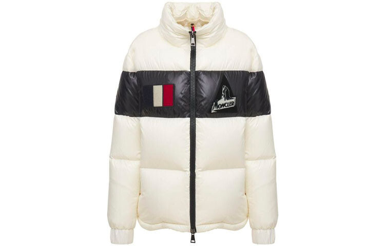 

Пуховик женский белый Moncler