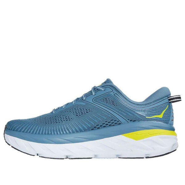 

Кроссовки bondi 7 'provincial blue citrus' Hoka One One, синий