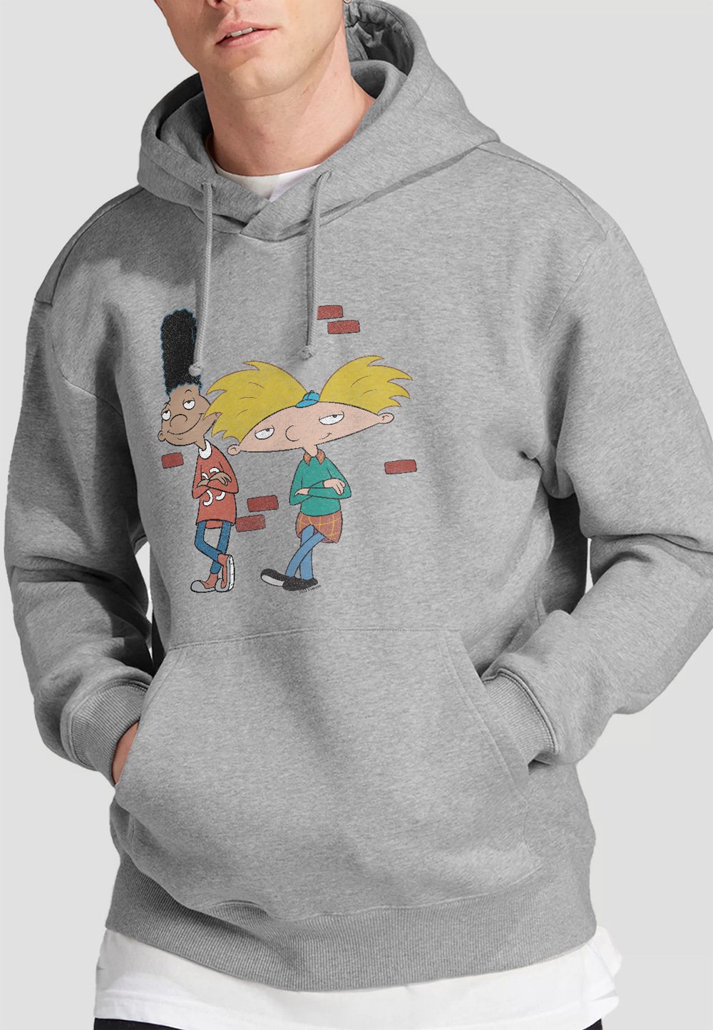 

Толстовка HEY ARNOLD ARNOLD AND GERALD LEANING Cotton Soul, серый