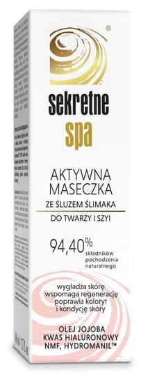 

Активная маска со слизью улитки 50 мл., Sekretne Spa