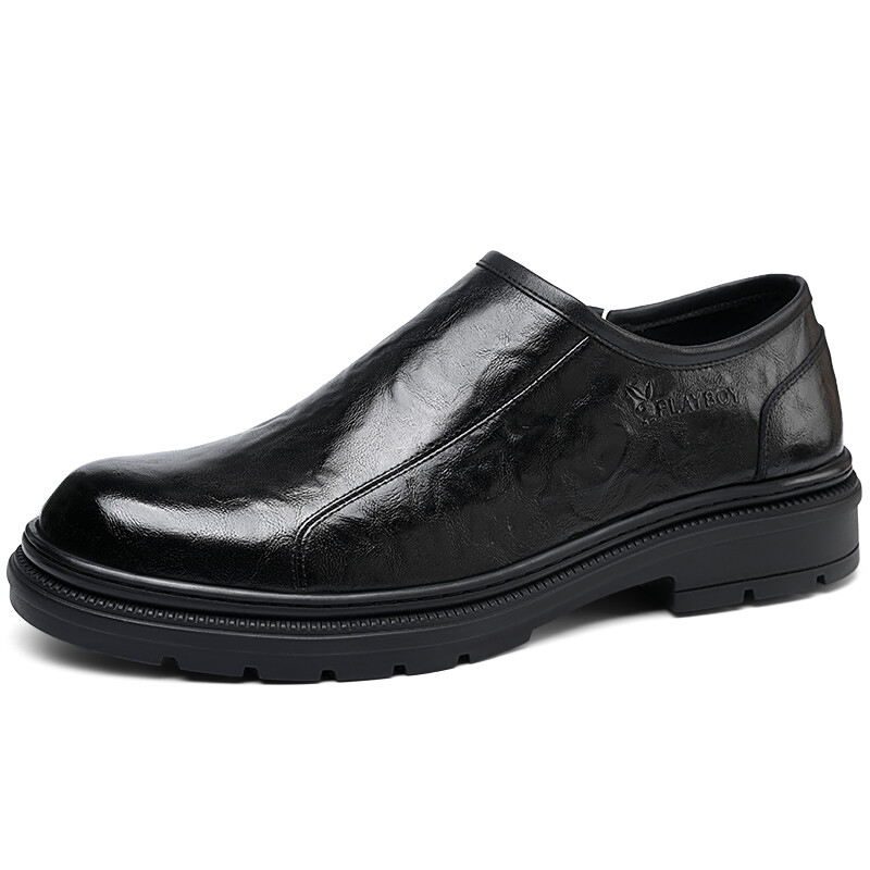 Туфли мужские Men"s Casual Men Low-Top Playboy, серый — фото 2
