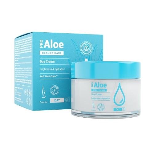 

DuoLife, Pro Pro Aloe Day Cream, Крем с алоэ, 50мл