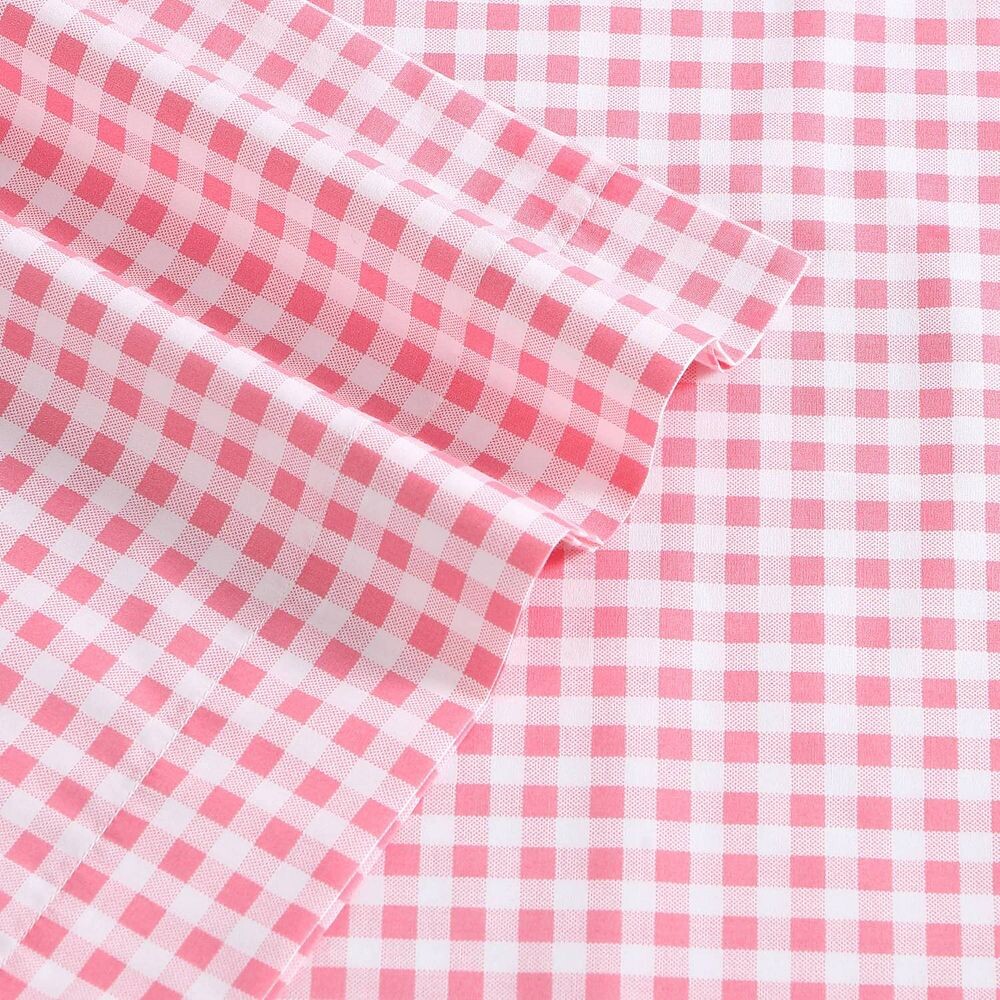 

Набор простыней из перкаля Poppy & Fritz, цвет Pink Gingham