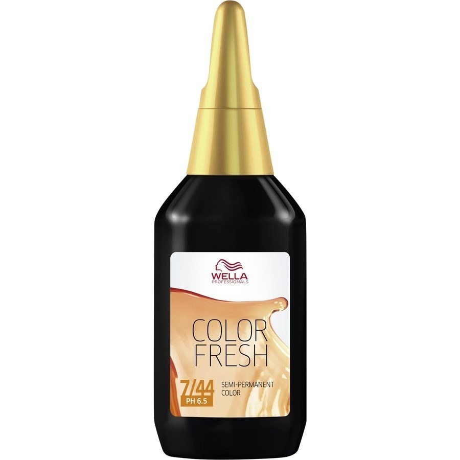 

Краска для волос color fresh semi-permanent color Wella Professionals, nr. 7/44 mittelblond rot-intensiv, объем 75 мл