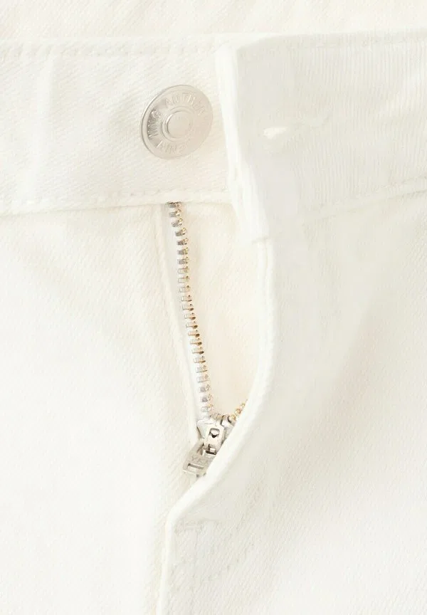 Подростковые джинсовые шорты Mango Kids, Off White — фото 3