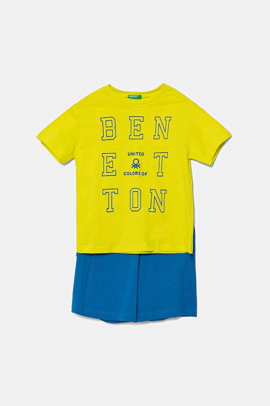 

Детский хлопковый комплект United Colors Of Benetton, зеленый