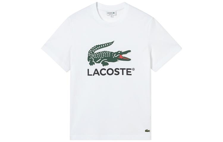 LACOSTE Мужская футболка, цвет 001/White — фото 4