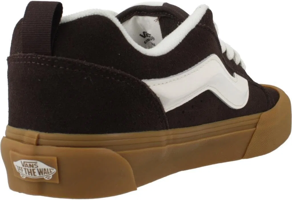 Кроссовки Vans KNU Skool Brown, Dark brown and white, 42 EU — фото 4