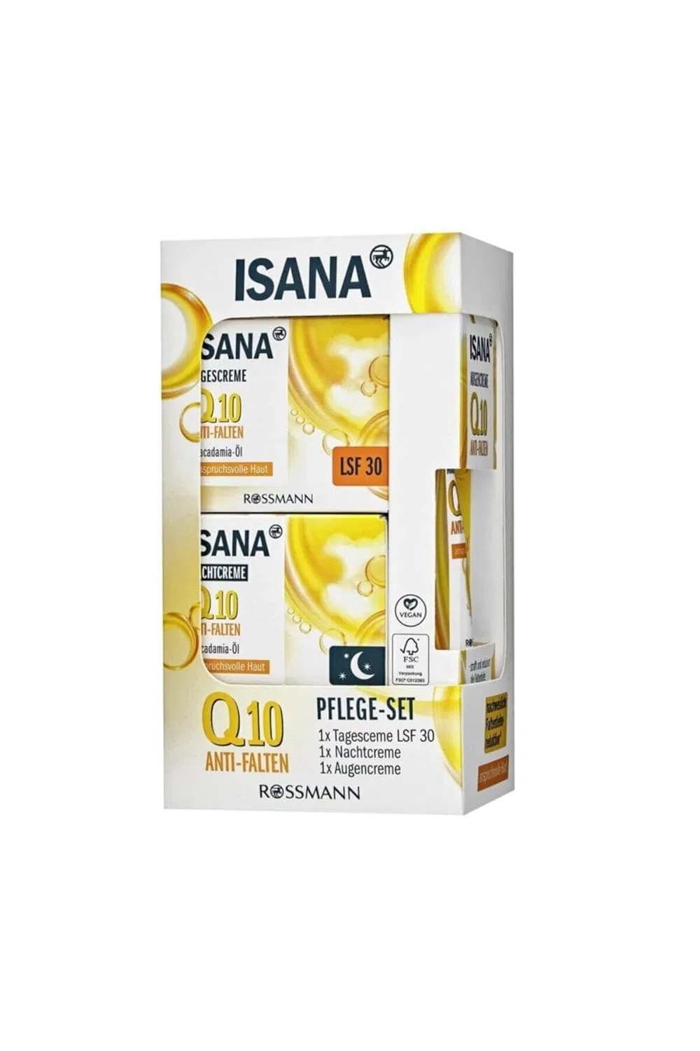 Набор для ухода за кожей «Q10 Anti-Falten» от ISANA Isana Men