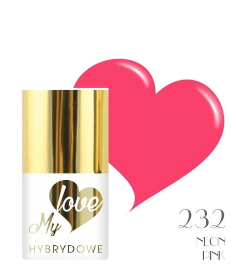 

Гибридный лак Mylove UV/Led 232 Neon Pink, SUNFLOWER